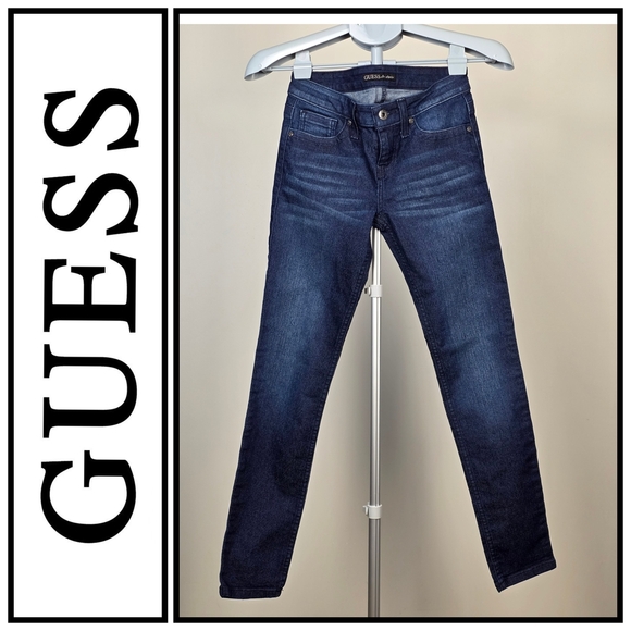 Guess Los Angeles Dark Wash Skinny Jeans Women’s Size 24 - Picture 1 of 9